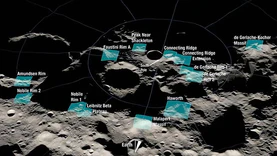 NASA公布美国下一次登月潜在着陆区