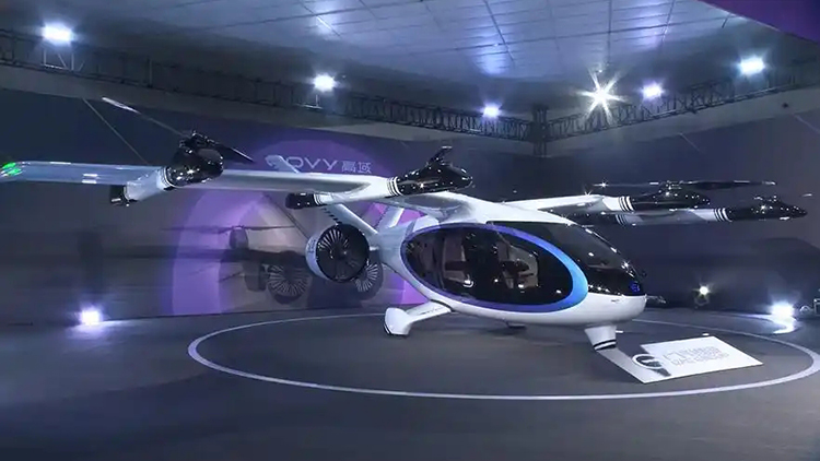 廣汽低空出行品牌——高域GOVY首次以獨(dú)立品牌身份亮相上海車展，計(jì)劃2027年將其出行平臺(tái)拓展至大灣區(qū)8座城市