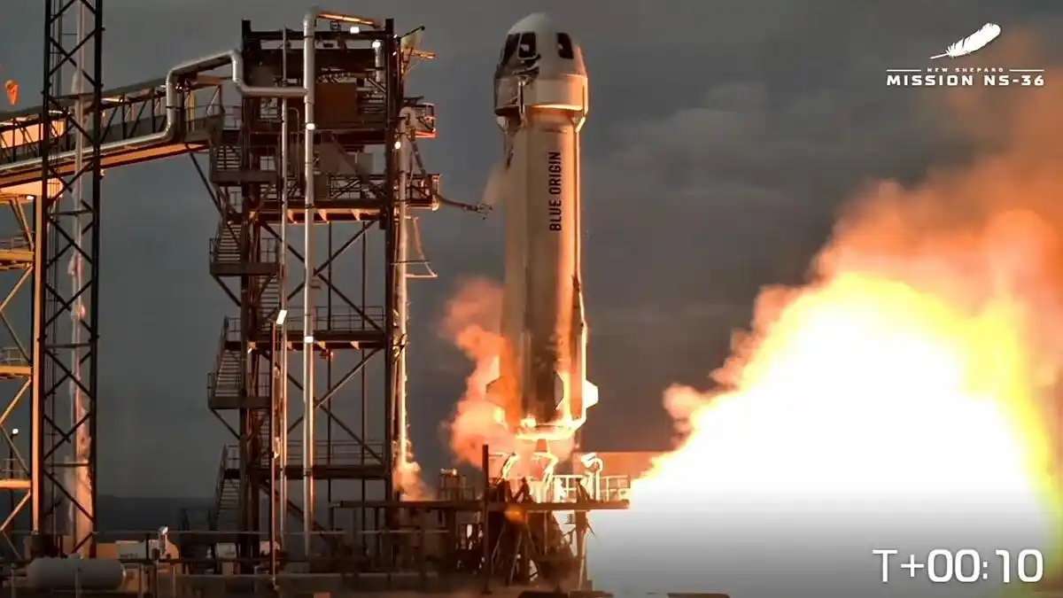 藍(lán)色起源完成第15次載人飛行，六人成功抵達(dá)亞軌道