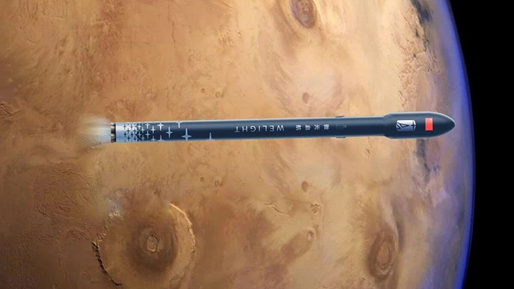 中國(guó)首款全碳纖維火箭 微光一號(hào)模態(tài)箭成功落地