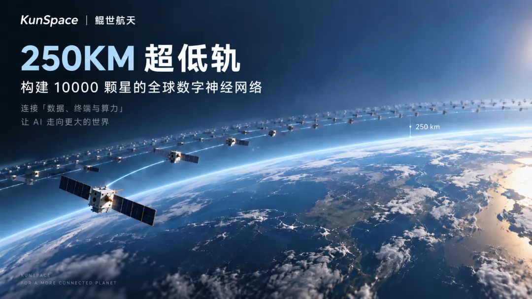 250km超低轨要造1万颗星，「鲲世」想让AI进入物理世界